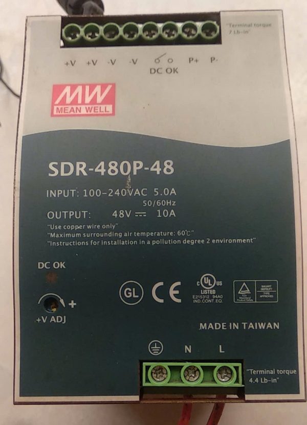 Bộ nguồn sdr-480p-48 10A (Tháo máy) - Hình ảnh 2