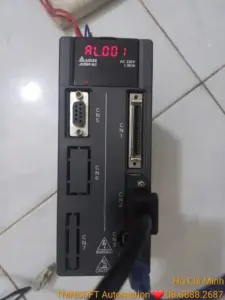 Báo lỗi AL001 khi bật servo On của servo Delta A2