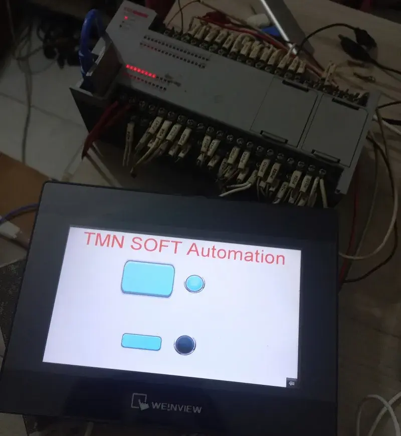 Giao tiếp PLC LS DN60SU với HMI MT6071IP qua RS232 và RS485