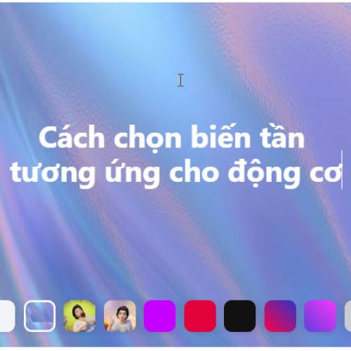 Cách chọn biến tần tương ứng cho động cơ