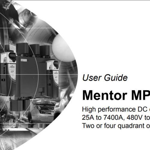 Control Techniques - Mentor MP DC Drive - User's Guide