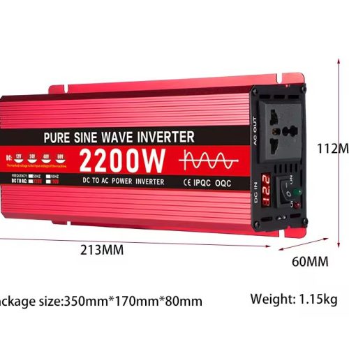 Mach kich inverter Waveform Solar 72v 2000w