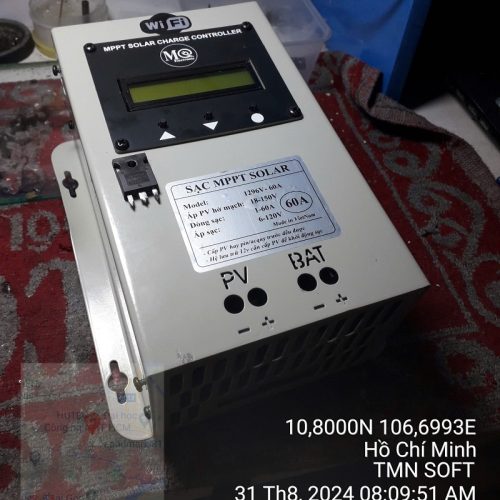 Mppt Solar Charge Controller Mạnh Quân 60A