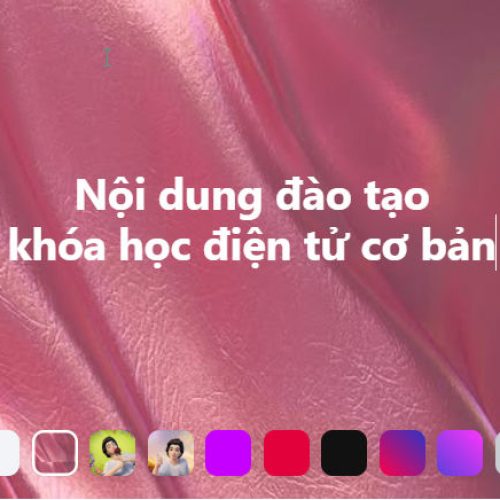 Nội dung đào tạo chi tiết khóa học điện tử cơ bản-