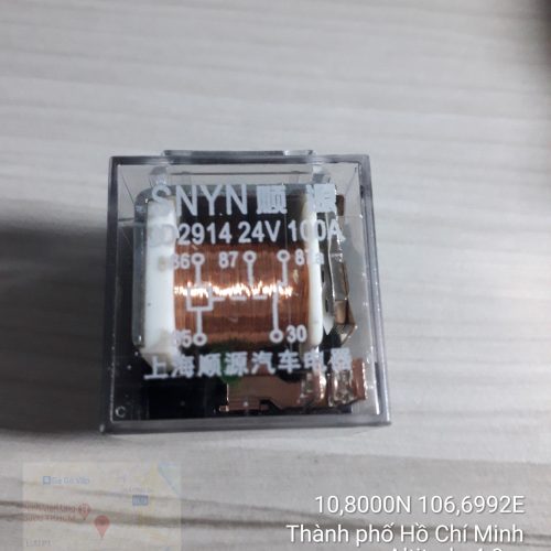 Rơ le 24vdc dòng cao 100A (3)