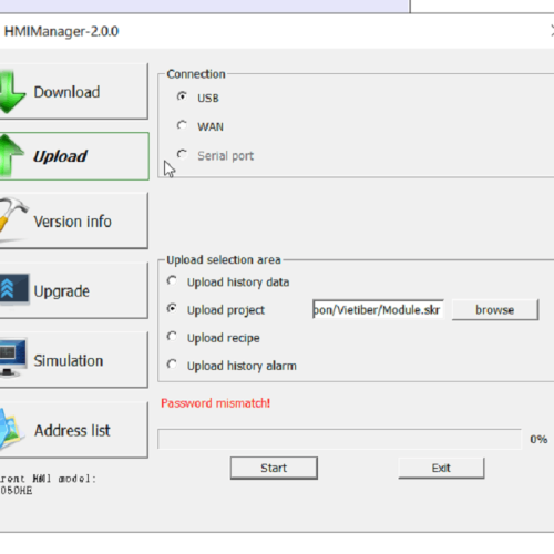 hmi sk-050he password